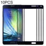 Pantalla Frontal Lente de Vidrio Exterior para Samsung Galaxy A5 / A500 (Negro) - Pack de (10 Piezas)