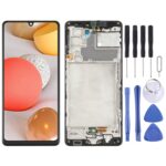 Pantalla Completa Original Super AMOLED para Samsung Galaxy A42 5G SM-A426 con marco (Negro)