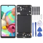 Pantalla Completa OLED para Samsung Galaxy A71 SM-A715 con Marco (Negro)