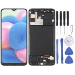 Pantalla Completa OLED para Samsung Galaxy A30S SM-A307 con Marco (Negro)