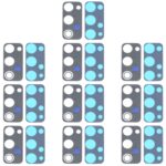 Lente de Cámara Trasera de para Samsung Galaxy S20 FE 5G SM-G781 - Paquete de (10 Piezas)