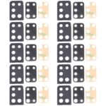 Cubierta de Lente de Cámara para Samsung Galaxy A21s SM-A217 (10 Piezas) (Negro)