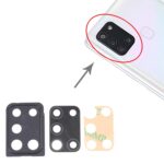 Cubierta de Lente de Cámara para Samsung Galaxy A21s SM-A217 (10 Piezas) (Negro) - Imagen 4