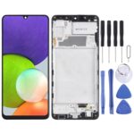 Pantalla Completa TFT para Samsung Galaxy A22 4G con Marco (Negro)