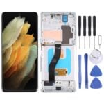 Pantalla Completa Original Super AMOLED para Samsung Galaxy S21 Ultra 5G con Marco