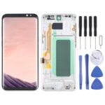 Pantalla Completa OLED para Samsung Galaxy S8+ SM-G955 con Marco (Plata)