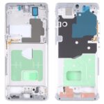 Marco Medio Bisel Placa para Samsung Galaxy S21 Ultra 5G SM-G998B (Plata)