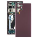Tapa Trasera Batería para Samsung Galaxy S22 Ultra (Rojo Oscuro)
