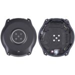 Cubierta Carcasa Trasera para Samsung Galaxy Watch 42mm SM-R810 con Lente Vidrio (Negro)