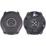 Cubierta Carcasa Trasera con Lente Vidrio para Samsung Galaxy Watch SM-R810 42mm (Oro)