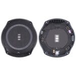 Cubierta Trasera con Lente de Vidrio para Samsung Galaxy Gear S3 Frontier SM-R760 (Negro)