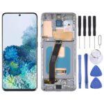 Pantalla Completa OLED para Samsung Galaxy S20 SM-G980 con Marco (Gris)
