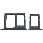 Bandeja de Tarjeta SIM y Micro SD para Samsung Galaxy J4 SM-J400 (Negro)