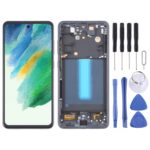 Pantalla Completa OLED con Marco para Samsung Galaxy S21 FE 5G SM-G990B (6.36") (Negro)