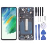 Pantalla Completa OLED 6.43" con Marco para Samsung Galaxy S21 FE 5G SM-G990B (Negro)