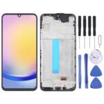 Pantalla Completa OLED 6.43" para Samsung Galaxy A25 SM-A256B con Marco (Negro)