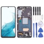 Pantalla TFT Completa para Samsung Galaxy S22 5G SM-S901B Versión UE con Marco (Negro)