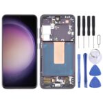 Pantalla Completa OLED para Samsung Galaxy S23 SM-S911B Versión UE 6.43 pulgadas con marco (Negro)