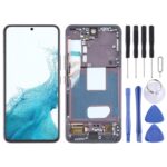 Pantalla Completa OLED para Samsung Galaxy S22 5G Versión UE con Marco (Negro)