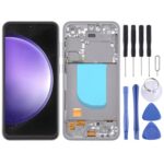 Pantalla TFT Completa para Samsung Galaxy S23 FE SM-S711B con Marco (Gris)
