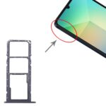 Bandeja Tarjeta SIM y Micro SD para Samsung Galaxy A06 SM-A065F (Negra) - Imagen 4