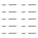 Botones de Encendido y Volumen para Samsung Galaxy A04 SM-A045F (Negro) (10 Unidades)