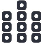 Lente Cámara Trasera para Samsung Galaxy Tab A 8.0 SM-T290/T295 (2019) (10 Unidades)