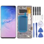 Pantalla Completa OLED para Samsung Galaxy S10 4G SM-G973 (Gris)