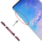 Juego de Teclas Laterales para Samsung Galaxy S10 / S10+ Botones Encendido / Volumen (Rosa)
