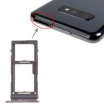 Bandeja de Tarjeta SIM y Micro SD para Samsung Galaxy S10+ / S10 / S10e (Negro)