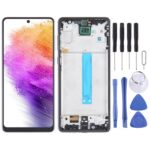 Pantalla Completa TFT para Samsung Galaxy A73 SM-A736B con Marco (Negro)