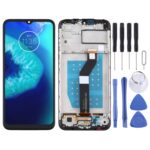 Pantalla Completa TFT para Motorola Moto G8 Power Lite con Marco (Negro)