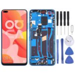 Pantalla Completa para Huawei Nova 6 5G con Marco (Azul Oscuro)