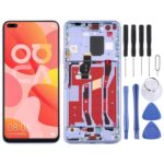 Pantalla Completa para Huawei Nova 6 5G con Marco (Púrpura)