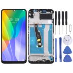 Pantalla Completa para Huawei Y6P con Marco (Negro)