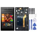 Pantalla Completa con Marco para Amazon Kindle Fire HD 7 (2019) (Negro)