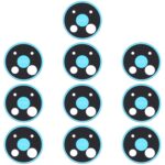 Cubierta de lente de Cámara (10 Unidades) para Nokia C5 Endi (Azul)