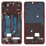 Carcasa Frontal Marco Pantalla LCD Placa de Bisel para Oppo R15 Pacm00 CPH1835 Pact00 CPH1831 Paam00 (Rojo)