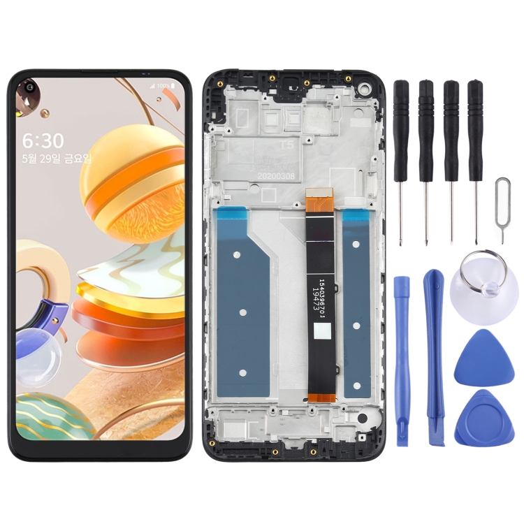 SPS1231B.jpg Pantalla Completa TFT para LG Q61 con Marco (Negro) - Imagen 1