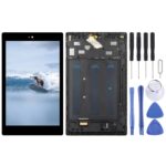 Pantalla Completa para Amazon Fire HD 8 8th Gen L5S83A con Marco (Negro)