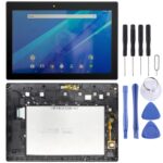 Pantalla Completa para Lenovo Tab 3 10 Plus Za0Y Za0X Tb3-X70L Tb3-X70F Tb3-X70N Tb3-X70 con Marco (Negro)