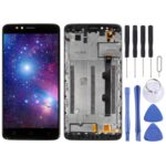 Pantalla Completa para T-Mobile Revvl Plus C3701A con Marco (Negro)