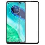 Cristal Exterior Pantalla Frontal para Motorola Moto G8 XT2045-1 (Negro)