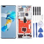 Pantalla Completa Original para Huawei Mate 40 Pro con Marco (Plata)