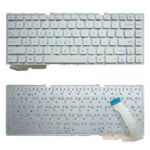 Teclado para Asus Vivobook X441 X441S X441Sa X441Sc X441N X441Na A441Na A441Sa A441Sc F441Na F441Sa (Blanco) Versión EEUU