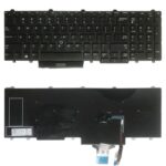 Teclado para Dell Latitude E5550 5570 5580 5590 y Precision 3510 3520 3530 7510 7520 7530 7710 7720 Versión EE.UU.
