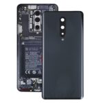 Tapa Trasera Batería para OnePlus 8 con Tapa Lente Cámara (Negro)
