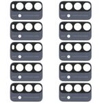 Lente de Cámara Trasera (10 Unidades) para Xiaomi Redmi Note 9 4G M2010J19Sc (Negro)