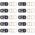 Lente de Cámara Trasera (10 Unidades) para Xiaomi Redmi Note 10 4G M2101K7Ai / Ag (Negro)