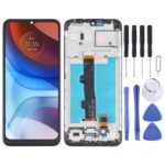 Pantalla Completa TFT para Motorola Moto E7 Power Pamh0001In Pamh0010In Pamh0019In con Marco (Negro)